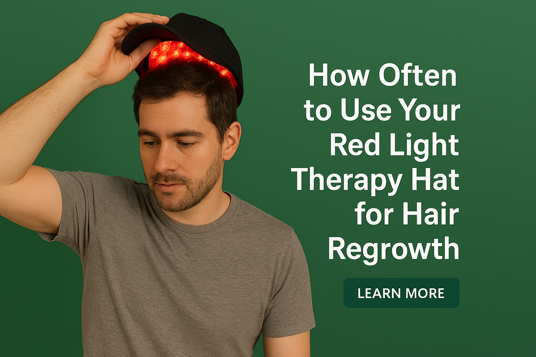 How often to use your red light therapy hat for hair regrowth